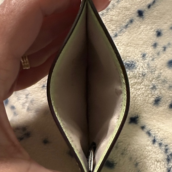 Kate Spade Mint Green Card Holder - Picture 3 of 5